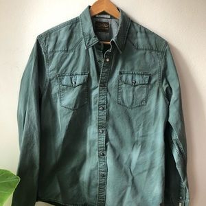 Scotch & Soda Green Dress Shirt